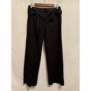 Larry Levine Pinstripe Stretch Dress Pants Size 4